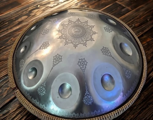 Silber yantra handpan - silber,