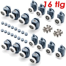 16x Ersatzteile Duschkabinenrollen 25mm Rollenführung Duschtür Für Duschkabine