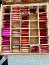 5. Gütermann 100 % Seide Nähgarn Faden je 50 Meter Antik Pink-Rosa Töne Pappe