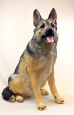 Gartenfigur Hund Schäferhund