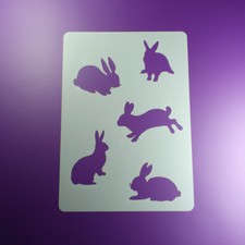 A5 Schablone Hase 5 Häschen