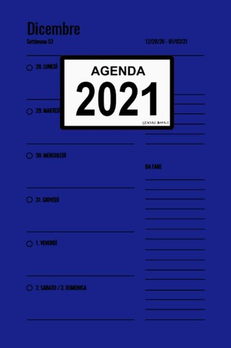 Agenda 2021 wochen - wochen-, &