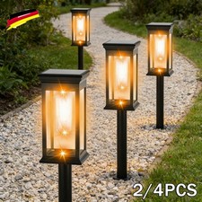 2/4X Solar Leuchte Gartendeko