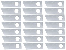 21x Messer passend MTD Bolens Raiffeisen Gutbrod 78104016(A/B) Vertikutierer 9cm