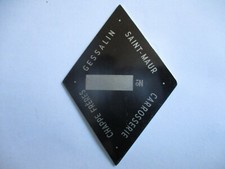 Typenschild Schild S67 Renault oldtimer Carosserie Chapp Freres Gessalin