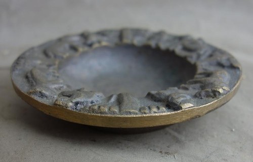Schwere kleine bronze schale - kleine,