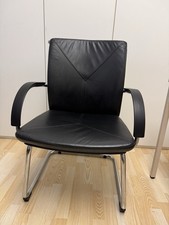 Stuhl Freischwinger Bürostuhl Leder