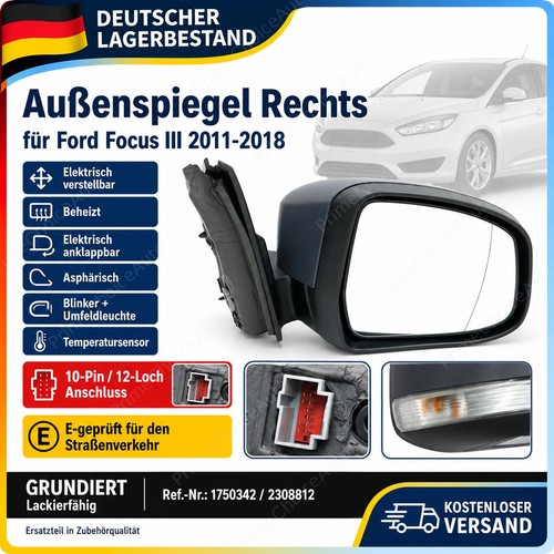 Spiegel rechts beheizt - spiegel,