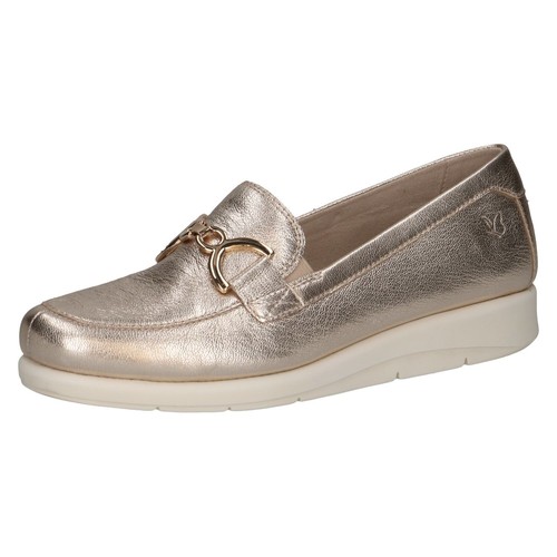 Damen halbschuhe leder gold - damen,