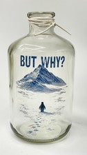 Spardose aus Glas Sparflasche