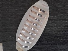 (E3) Toastbrothalter Briefhalter Chromargan Edelstahl 60er 70er Jahre