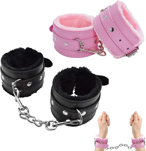 Paar handschellen set rosa - 2, set,