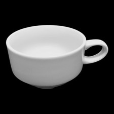 Teetase 150ml Eschenbach Porzellan Tee Tasse Tassen glatt stapelbar Weiß B-Ware