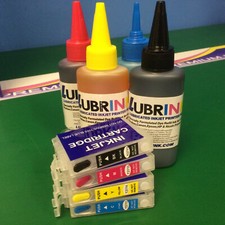 4 Wiederbefüllbare Patronen +