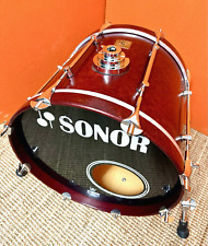 Rare Vintage 20“ Bassdrum Sonor Force Maple Red Tulip