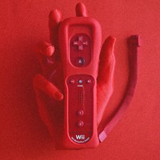 Official wii remote red - official,