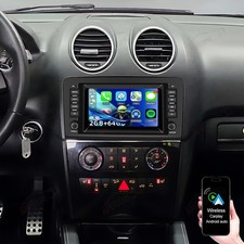 Für Mercedes-Benz ML Klasse W164 2005-2011 ML300 Android 15 Autoradio GPS Navi
