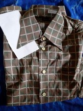 org. 70er Jahre Hemd Tower Dress London Design Gr.38 ungetragen riesen Kragen