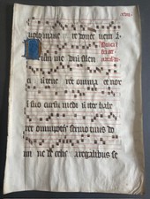 Antiphonar Einzelblatt ca