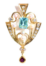 Anhänger 750 Gold 0.50 ct