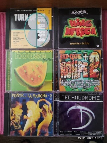 Sammlung house techno dance - cd,