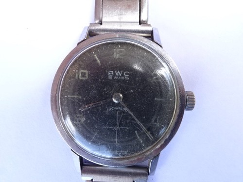 Vintage bwc handaufzug stahl - handaufzug,