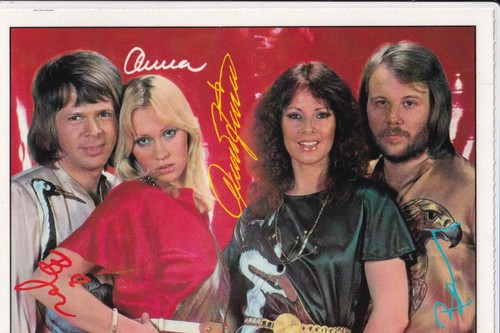 Abba bravo autogrammkarte - ,