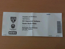 Used Sammler Ticket Eishockey Oberliga Nord 2024/25 Hannover Indians vs Halle