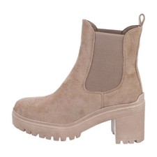 Chelsea Boots Damenschuhe 1353 Ital-design In Hellbraun