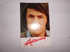 Autogramm belgischer Schlagersänger Adamo 1970er Jahre