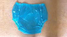 neu adult baby pvc knöpfer windelhosen größe L