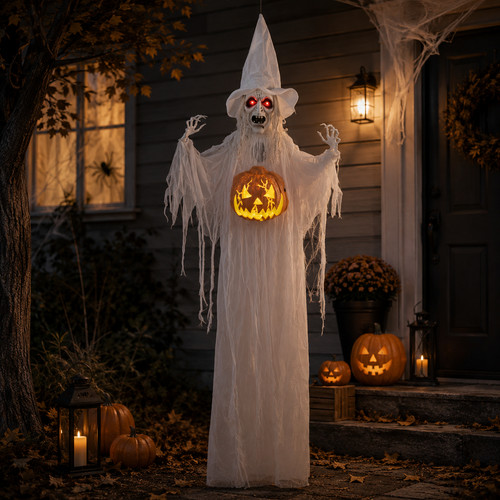 Halloween hexe animatronic - hexe,
