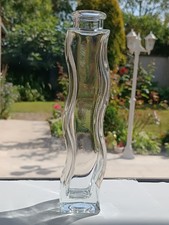 IKEA SKÄMT Vase Flasche In Wellenform, transparent