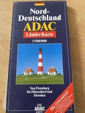 Nord Deutschland ADAC Länder Karte 