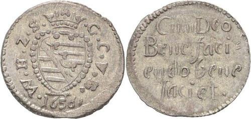 Sachsen neu weimar dreier 1656 - neu,