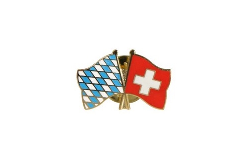 Bayern schweiz flaggen pin - flaggen,