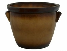 Kerazo keramik braun gefl - keramik, braun-gefl