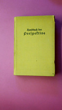 245537 Franz Sales Meyer HANDBUCH DER PERSPEKTIVE IN 100 PARAGRAPHEN MIT 203