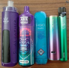 Für Sammler und Bastler: Verbrauchte E-Shishas und Zubehör (5 Artikel) gebraucht