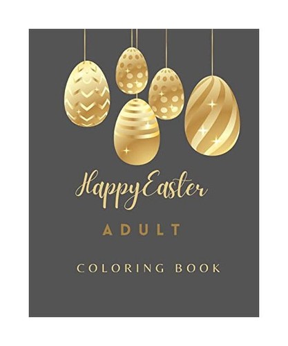 Happy easter coloring book for - book,