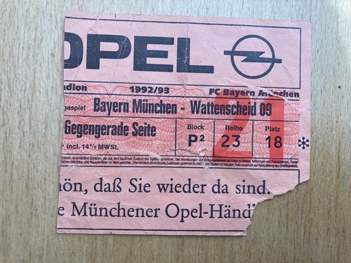 Ticket eintrittskarte bayern - ticket,