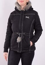 Everlast Damen Jacke Jacket Gr.10 (DE 38) mit Teddyfleece Schwarz 122982