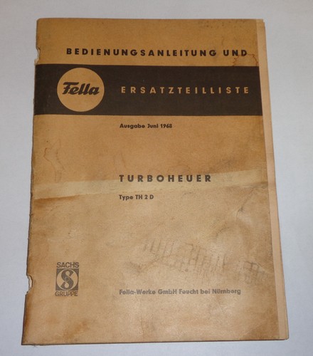 Ersatzteilliste fella - ersatzteilliste,