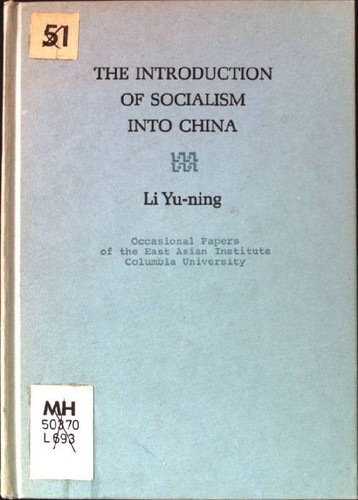 Introduction socialism into - introduction, of