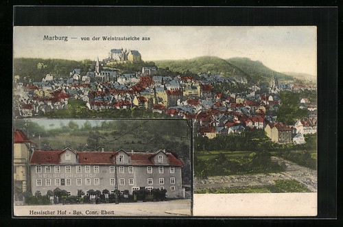 Ansichtskarte marburg l - ansichtskarte,