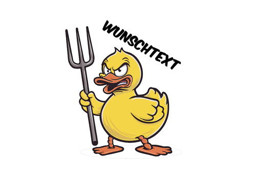 Ente autoaufkleber wandtattoo - ente, autoaufkleber/wandtattoo