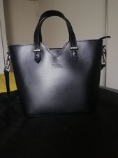 Französische Luxusmode, Designerin Corinne Cobson Handtasche aus Leder