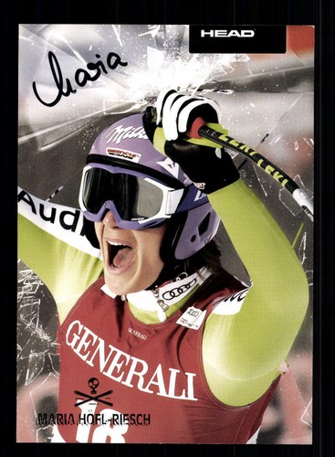 Maria riesch autogrammkarte - maria,