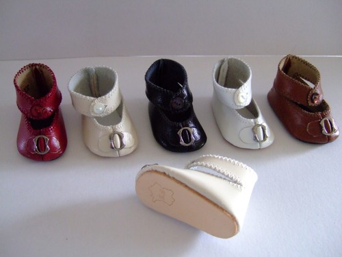 Antike puppenschuhe jumeau - puppenschuhe,