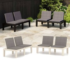 2/4er Set Gartenbänke mit